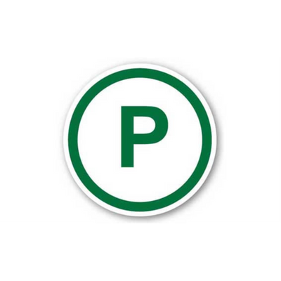 24" CIRCLE SIGNS -  Circle Sign - Parking - LS-SIGN 576 #1582 -UEN