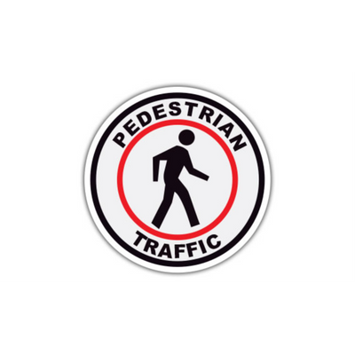 20" CIRCLE SIGNS -  Circle Sign - Pedestrian Traffic - DSV-SIGN 400 #0219 -UEN