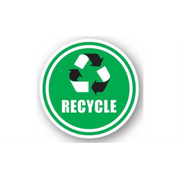 30" CIRCLE SIGNS -  Circle Sign - Recycle - LS-SIGN 900 #0263 -UEN