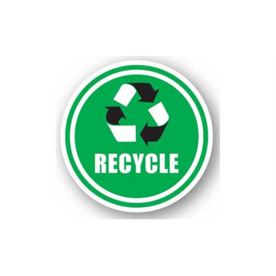 20" CIRCLE SIGNS - Circle Sign - Recycle - DSV-SIGN 400 #0261 -UEN