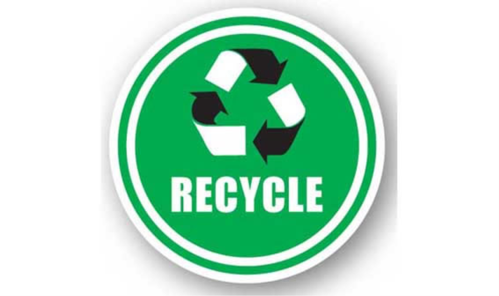 17" CIRCLE SIGNS -  Circle Sign - Recycle - DSV-SIGN 289 #6024 -UEN