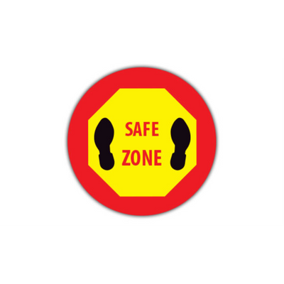 17" CIRCLE SIGNS -  Circle Sign - Safe Zone - DSV-SIGN 289 #6084 -UEN