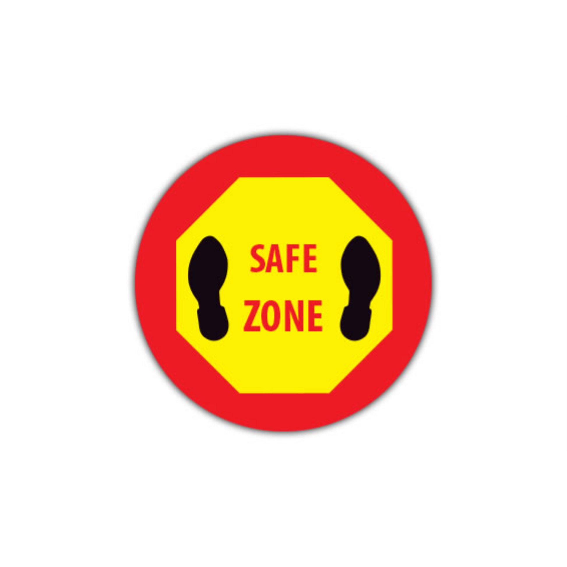 17" CIRCLE SIGNS - Circle Sign - Safe Zone - DSV-SIGN 289 #6084 -UEN
