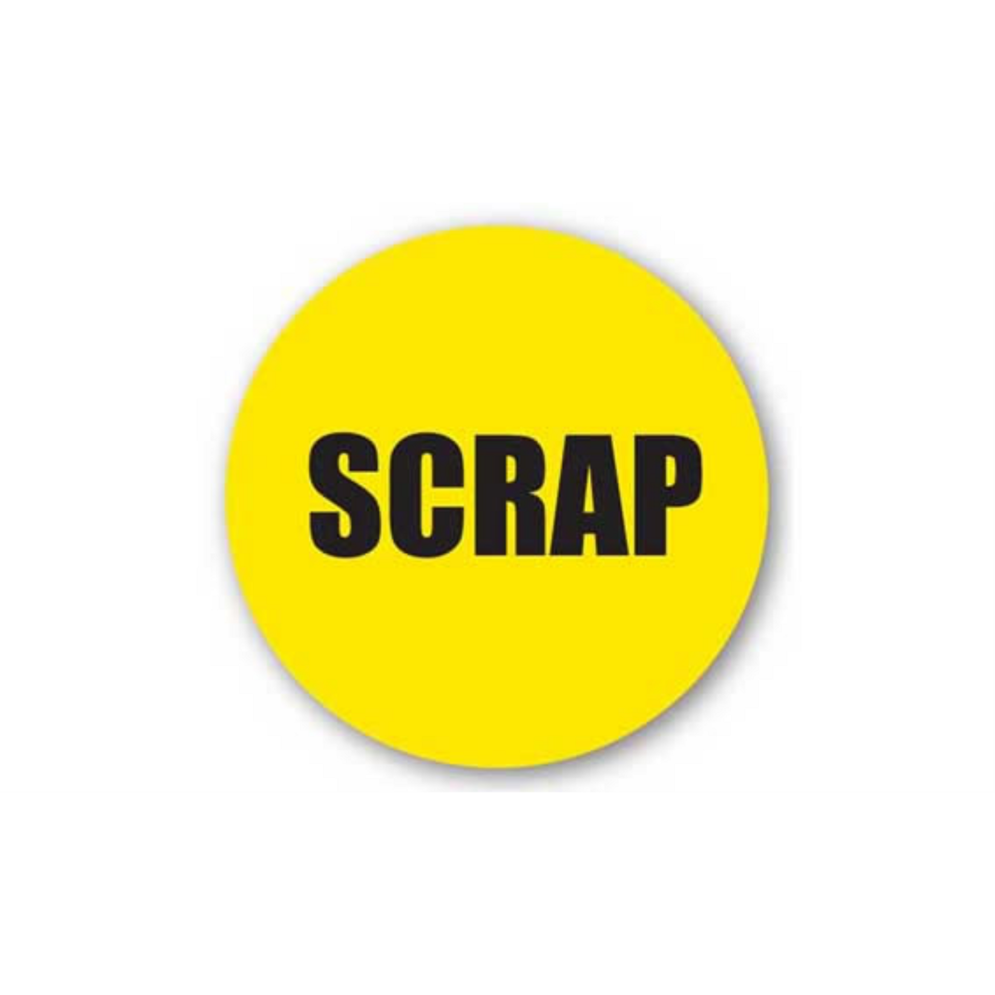 30" CIRCLE SIGNS -  Circle Sign - Scrap - LS-SIGN 900 #1613 -UEN