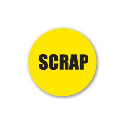 30" CIRCLE SIGNS -  Circle Sign - Scrap - LS-SIGN 900 #1613 -UEN