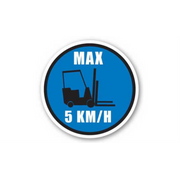 32" CIRCLE SIGNS -  Circle Sign - Max 5 KM/H - LS-SIGN 1024 #1716 -UEN