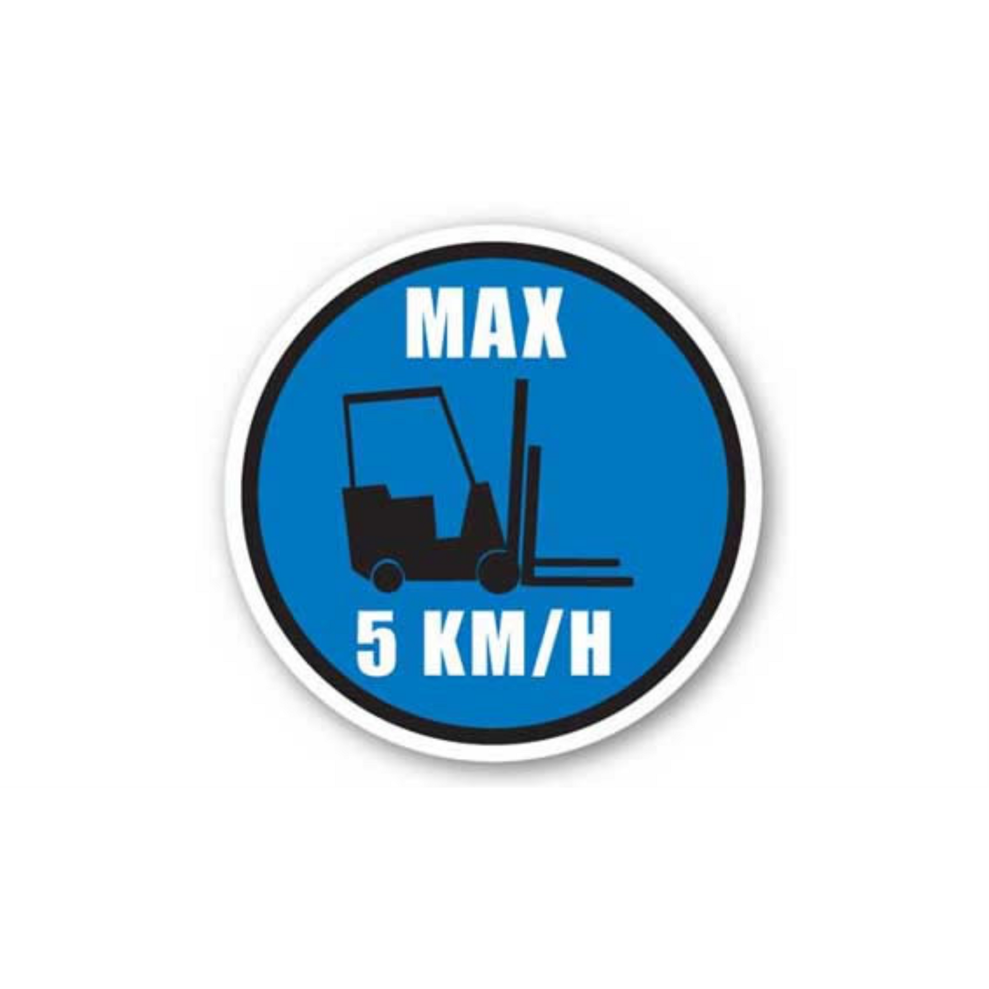 20" CIRCLE SIGNS -  Circle Sign - Max 5 KM/H - DSV-SIGN 400 #1713 -UEN
