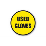 12" CIRCLE SIGNS -  Circle Sign - Used Gloves - DSV-SIGN 144 #1621 -UEN