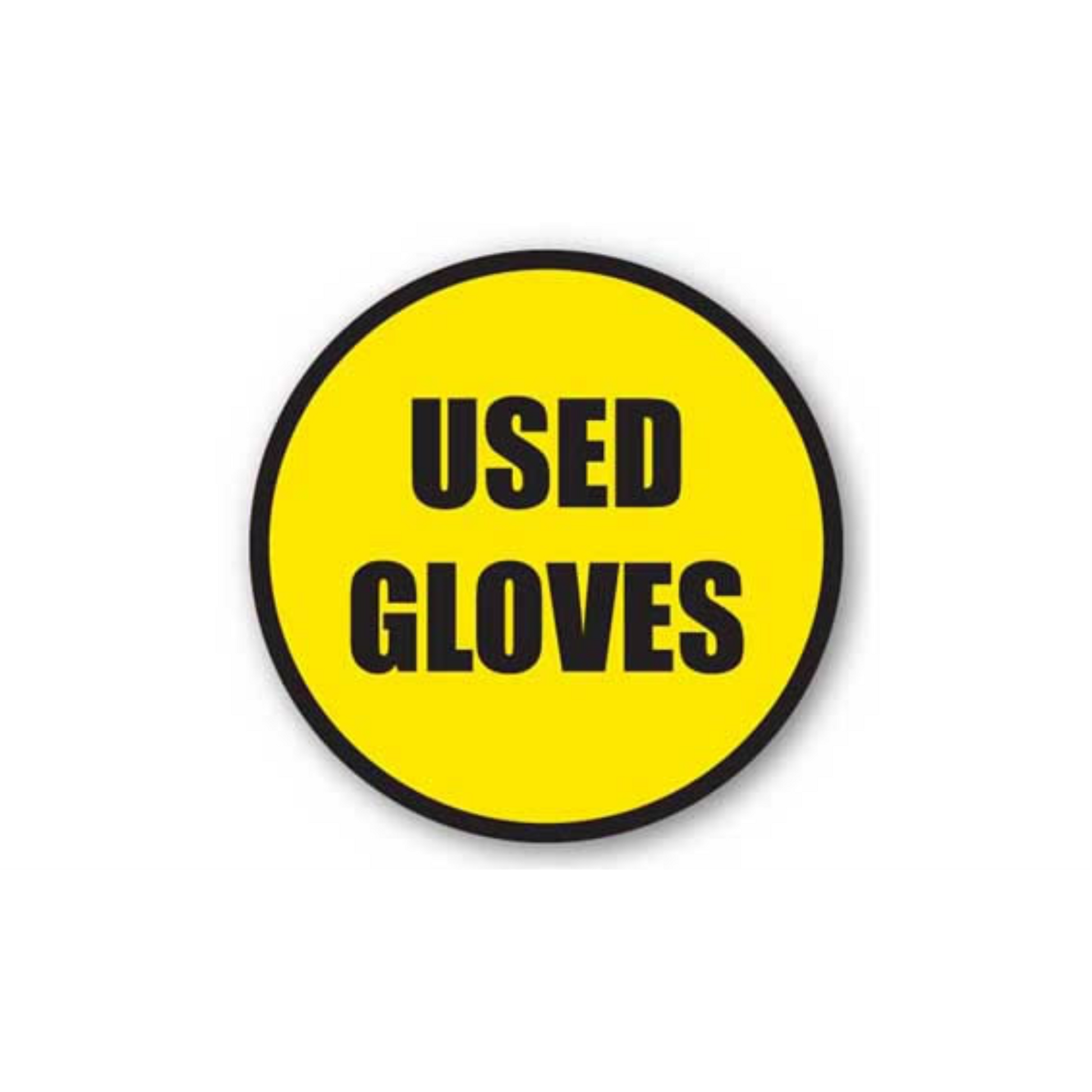 16" CIRCLE SIGNS - Circle Sign - Used Gloves - LS-SIGN 256 #1622 -UEN