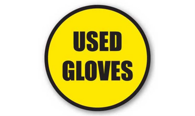 32" CIRCLE SIGNS - Circle Sign - Used Gloves - DSV-SIGN 1024 #1626 -UEN