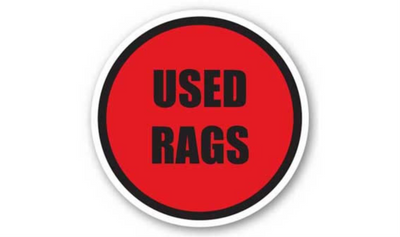 32" CIRCLE SIGNS - Circle Sign - Used Rags - DSV-SIGN 1024 #1632 -UEN