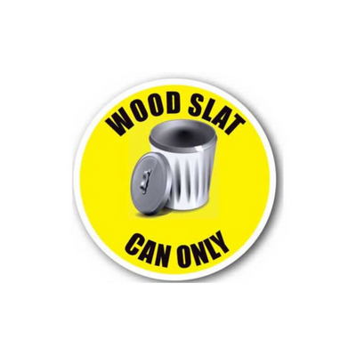 30" CIRCLE SIGNS -  Circle Sign - Wood Slat Can Only - LS-SIGN 900 #1655 -UEN
