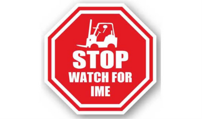 32" OCTAGON SIGNS - Octagon Sign - Stop Watch for IME - LS-SIGN 1024 #0996 -UEN