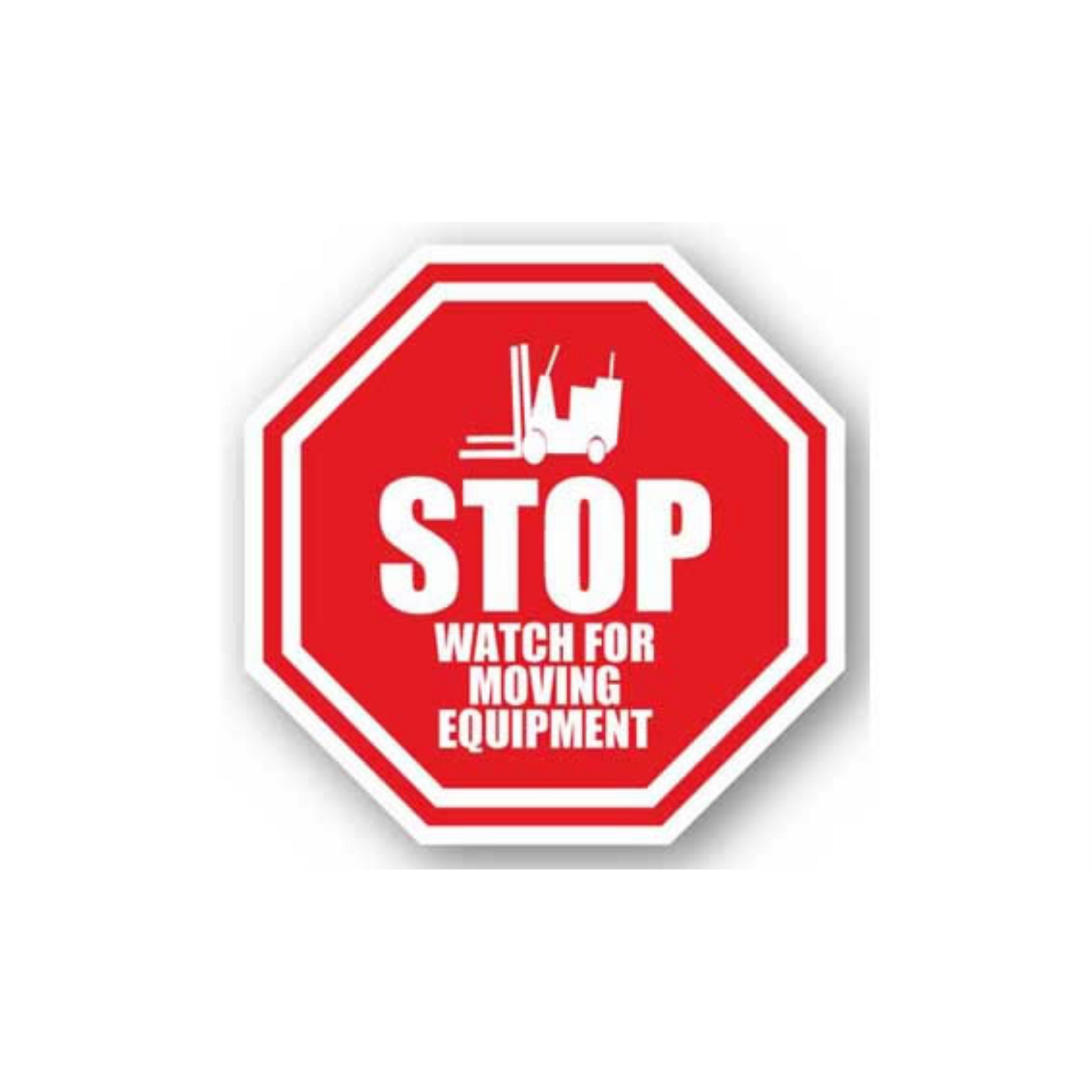 30" OCTAGON SIGNS - Octagon Sign - Stop Watch for Moving Equipment - DSV-SIGN 900 #1019 -UEN