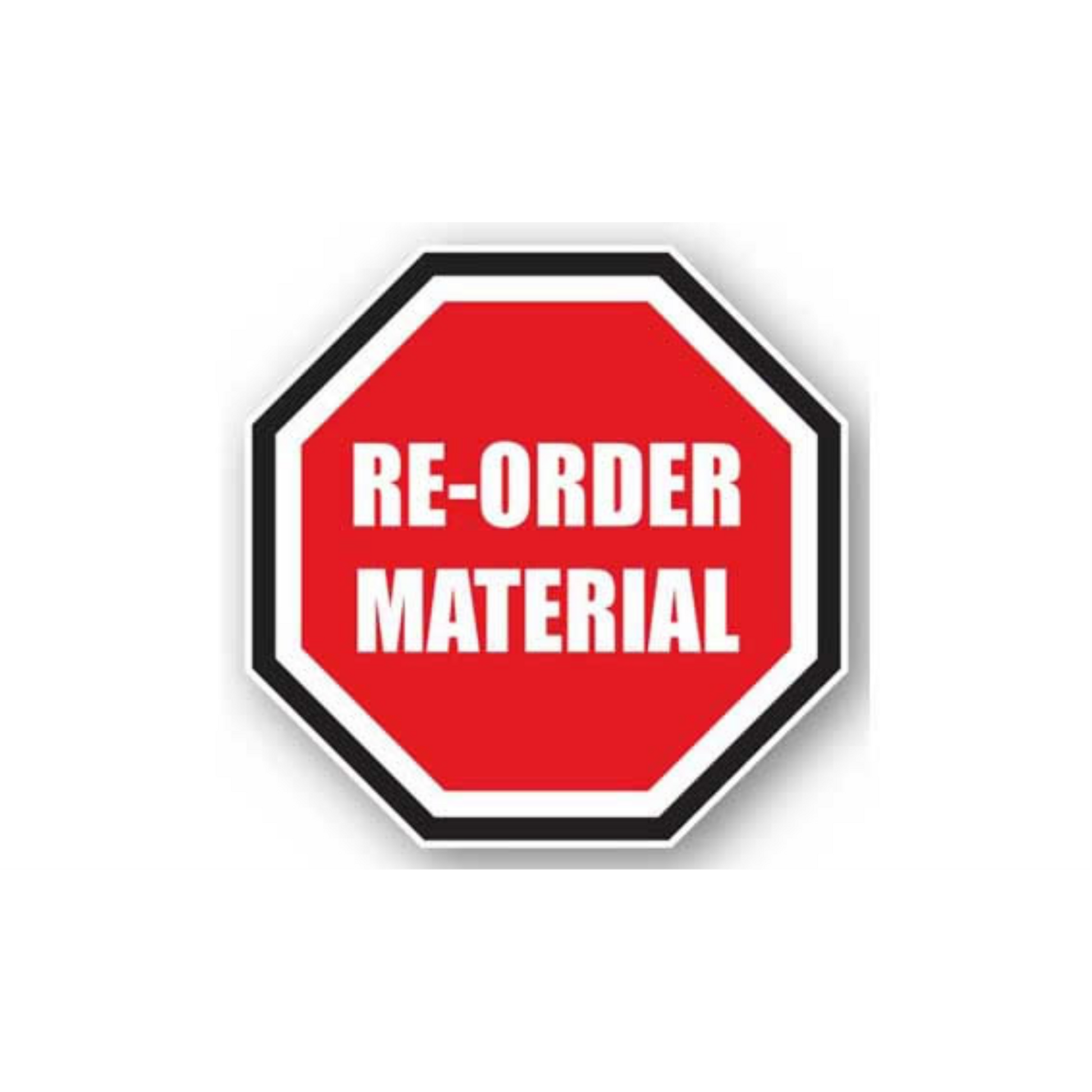 32" OCTAGON SIGNS - Octagon Sign - Re-Order Material - DSV-SIGN 1024 #0960 -UEN