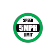 17" CIRCLE SIGNS -  Circle Sign - Speed Limit 5 MPH - LS-SIGN 289 #6026 -UEN