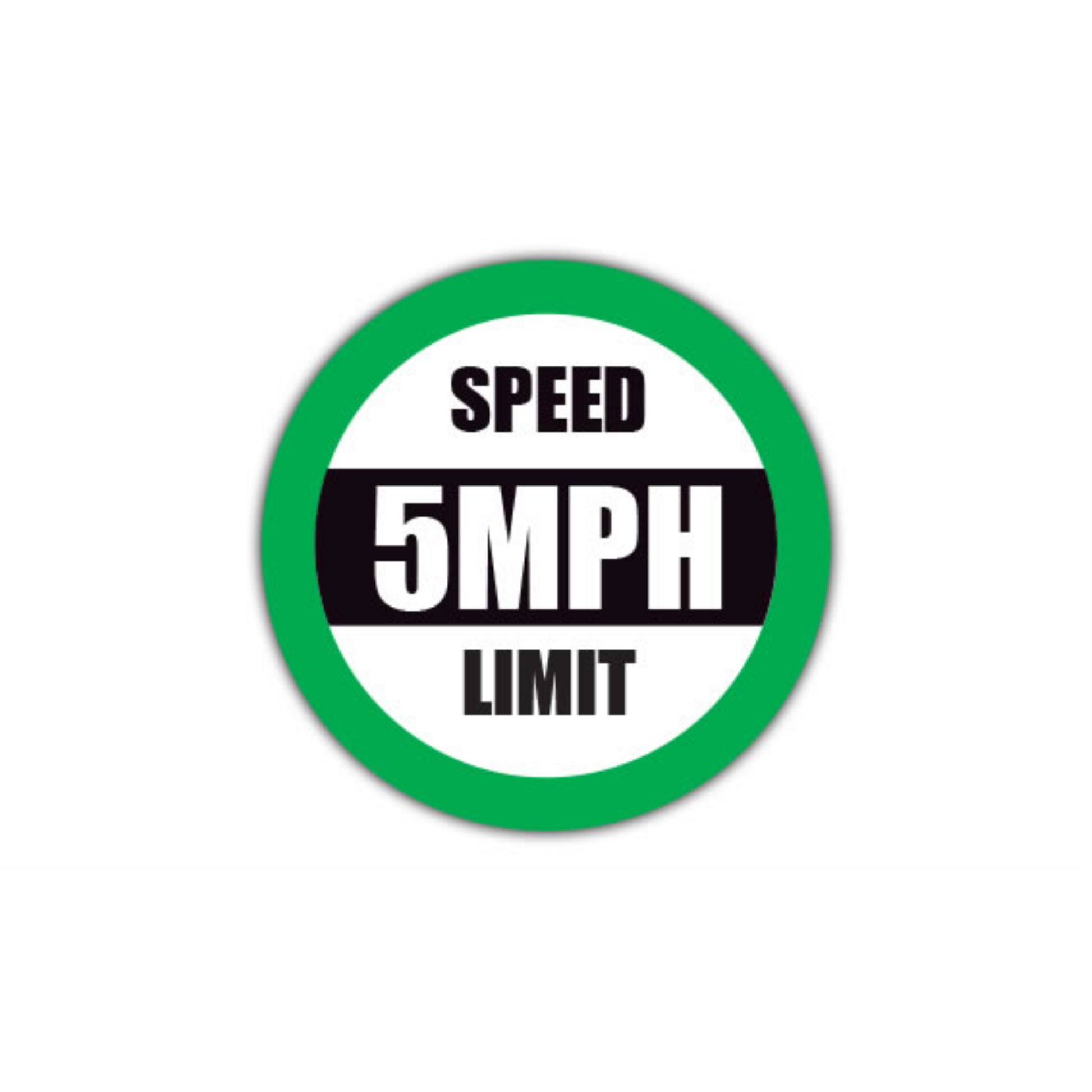 24" CIRCLE SIGNS -  Circle Sign - Speed Limit 5 MPH - LS-SIGN 576 #0274 -UEN