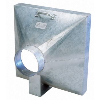 Air Systems Inline Filter Holder For 8" Duct Holds 24" x 24" x 2" Filter FH24-8