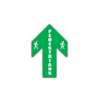 24" x 16" ARROW SIGNS -  Arrow Sign - Pedestrians - LS-SIGN 384 #0461 -UEN