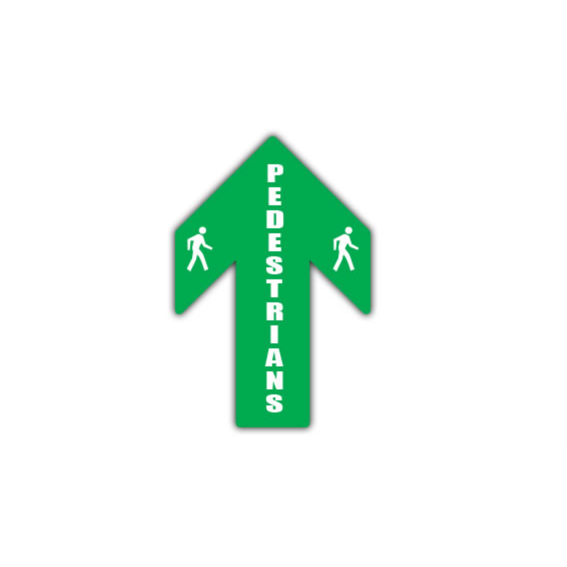 34" x 26" ARROW SIGNS - Arrow Sign - Pedestrians - LS-SIGN 884 #0462 -UEN