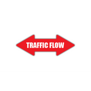 24" x 8" ARROW SIGNS -  Arrow Sign - Traffic Flow (Double Arrow) - LS-SIGN 192 #0457 -UEN