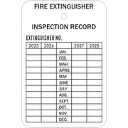 FIRE EXTINGUISHER INSPECTION RECORD - FIRE EXTINGUISHER INSPECTION RECORD, 3X2, Aluminum (.022)