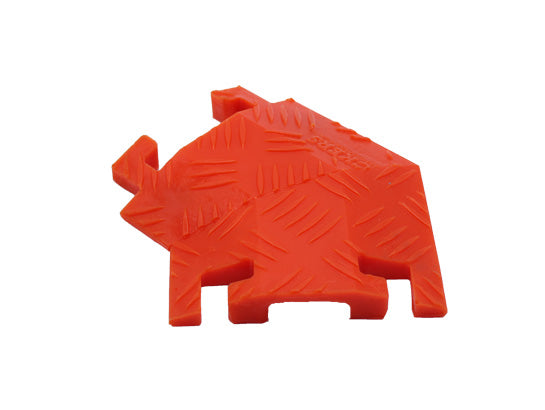 Cable Protector - Fastlane - 1-Ch - .5" - 45 Degree Left Turn - L-Conn - Orange - 4 - 200 Lb Load - FL45LT1X1.5-O