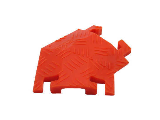 Cable Protector - Fastlane - 1-Ch - 1" - 45 Degree Right Turn - L-Conn - Orange - 4 - 200 Lb Load - FL45RT1X4-O