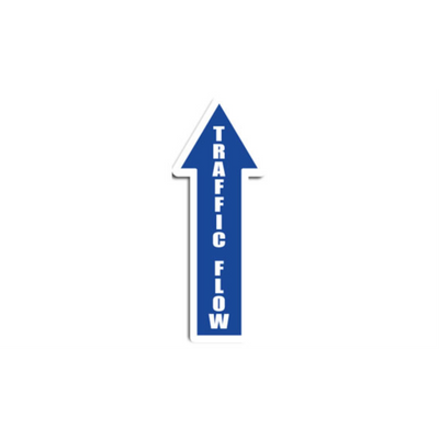 12" x 4" ARROW SIGNS -  Arrow Sign - Traffic Flow - LS-SIGN 48 #0441UP -UEN