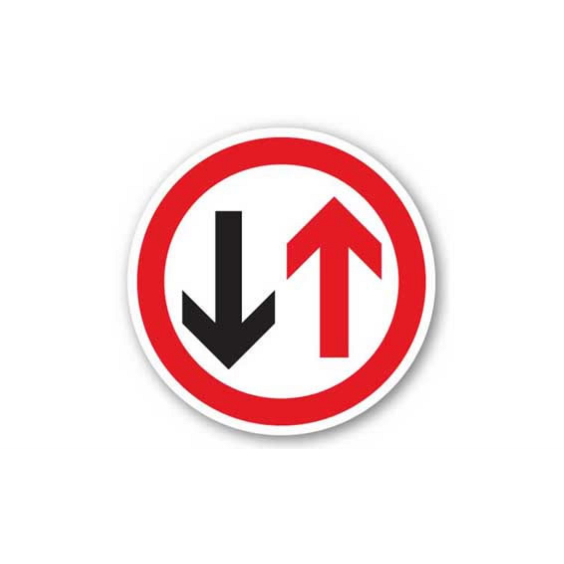 32" CIRCLE SIGNS -  Circle Sign - Arrows Up&Down - LS-SIGN 1024 #1746 -UEN