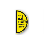 17" x 30" HALF SIGNS -  Half Sign - Stop (With Arrow) (Left) - DSV-SIGN 510 #0607LEFT -UEN