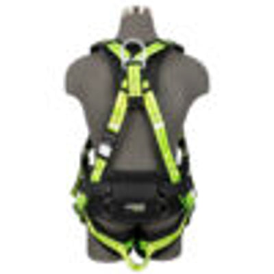 Safewaze PRO+ Construction Harness: 3D, QC Chest, TB Legs, TB Torso - FS-FLEX270