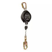 Safewaze Latitude HD 11' Cable Single Leg SRL: Carabiner, Snap hook - FS-FSP1211-G