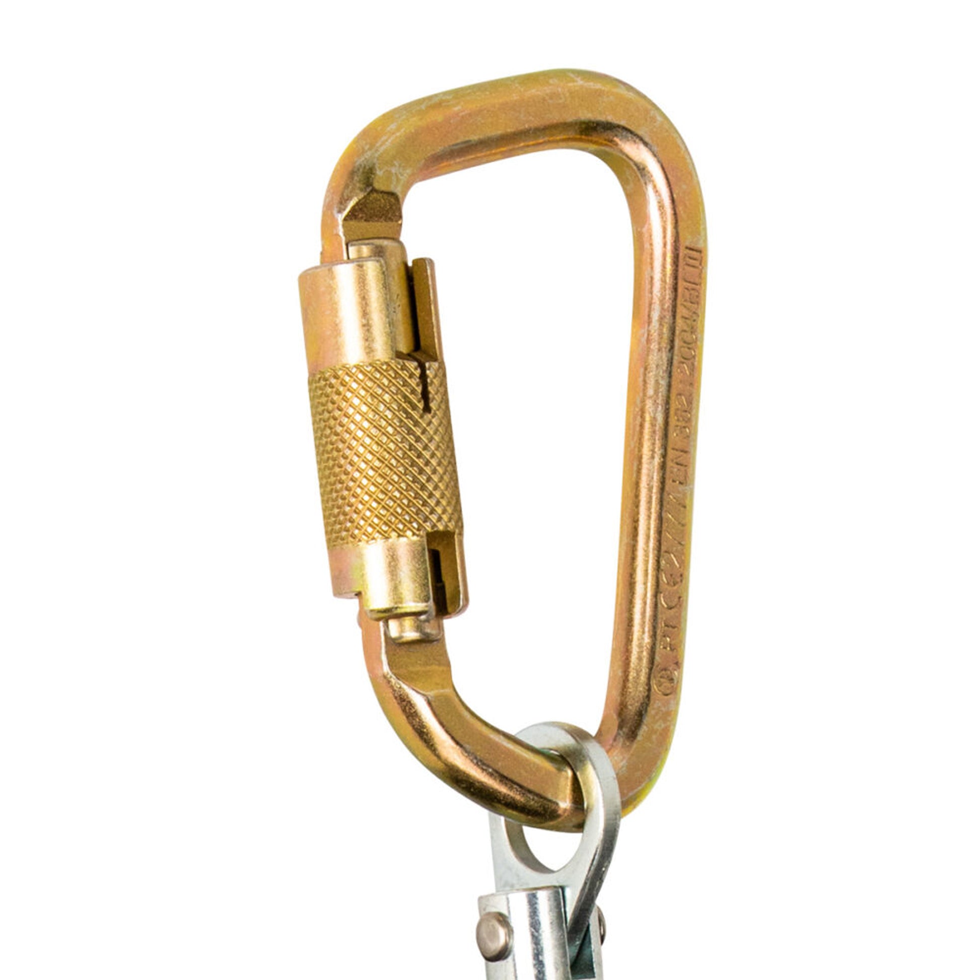 Safewaze Latitude HD 7' Single Web SRL: Carabiner, 20" Tie-Back, Tie-Back Snap Hook - FS-FSP1407-W-TBH