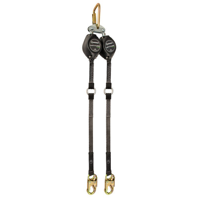 Safewaze Latitude HD 9' Dual Web SRL: FS-EX313, Carabiner, Snap Hooks - FS-FSP1409-W-DL