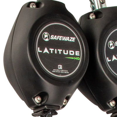 Safewaze Latitude HD 9' Dual Web SRL: FS-EX313, Carabiner, Snap Hooks - FS-FSP1409-W-DL