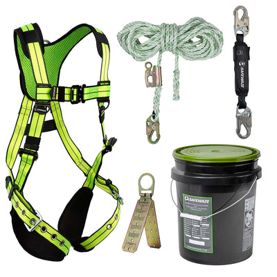 Safewaze PRO+ Bucket Roof Kit: FS-FLEX185, FS700-50GA, FS8800SP-H, FS870 - FS155