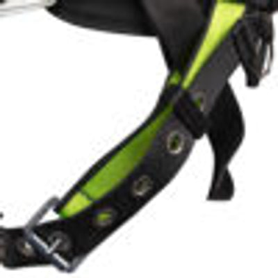 Safewaze PRO Construction Harness: 3D, MB Chest, TB Legs, Free Floating Waist Pad - FS160