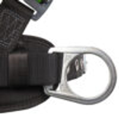 Safewaze PRO Construction Harness: 3D, MB Chest, TB Legs, Free Floating Waist Pad - FS160
