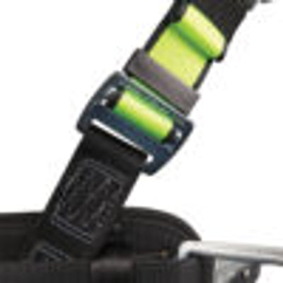 Safewaze PRO Construction Harness: 3D, MB Chest, TB Legs, Free Floating Waist Pad - FS160