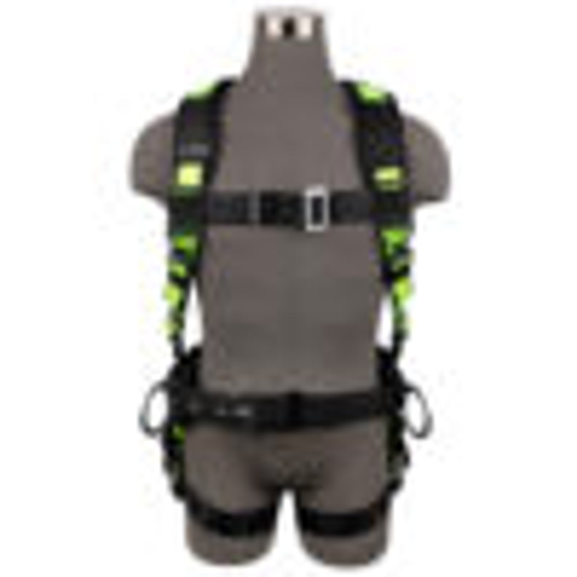 Safewaze PRO Construction Harness: 3D, MB Chest, TB Legs, Fixed Waist Pad - FS170