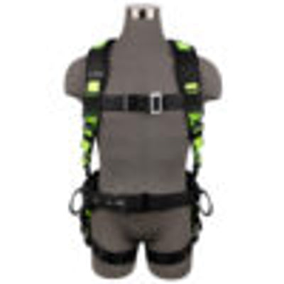 Safewaze PRO Construction Harness: 3D, MB Chest, TB Legs, Fixed Waist Pad - FS170