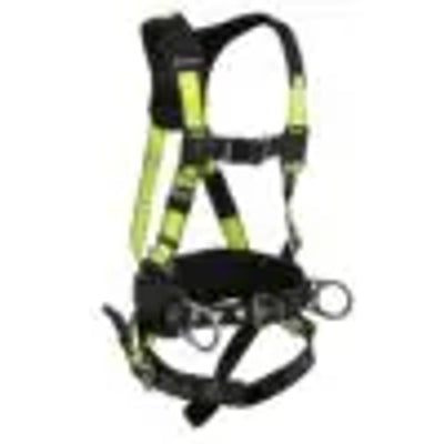 Safewaze PRO Construction Harness: 3D, MB Chest, TB Legs, Fixed Waist Pad - FS170