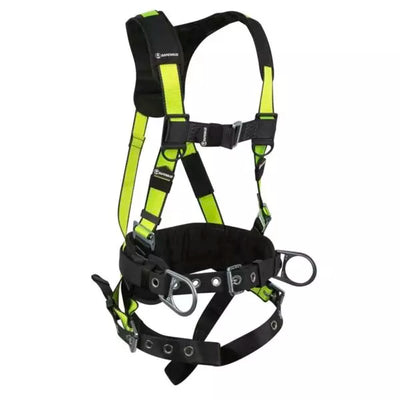 Safewaze PRO Construction Harness: 3D, MB Chest, TB Legs, Fixed Waist Pad - FS170