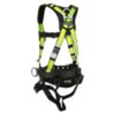 Safewaze PRO Construction Harness: 3D, MB Chest, TB Legs, Fixed Waist Pad - FS170