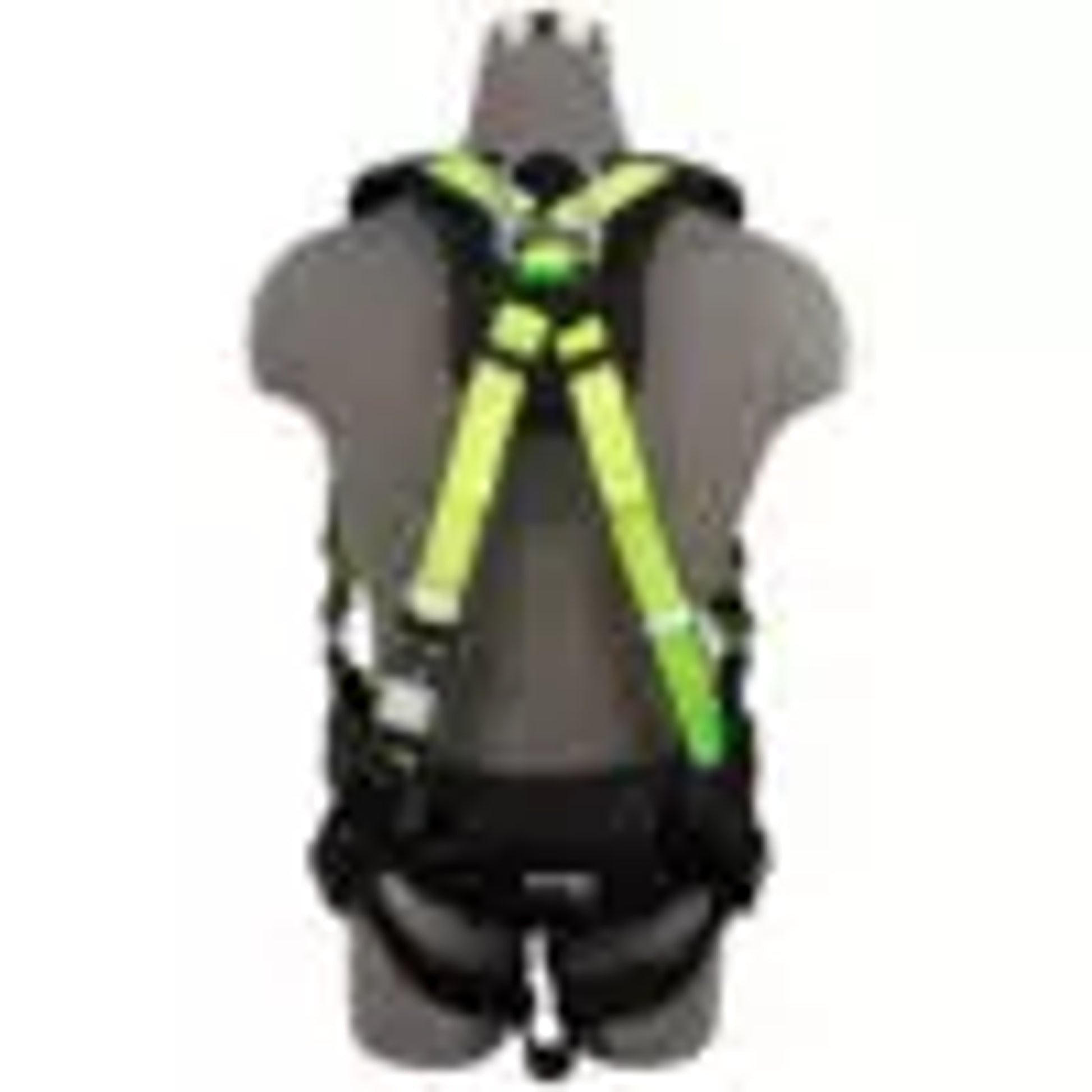 Safewaze PRO Construction Harness: 3D, QC Chest, TB Legs, Fixed Waist Pad - FS170-QC