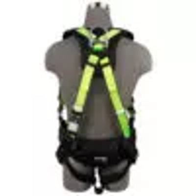 Safewaze PRO Construction Harness: 3D, QC Chest, TB Legs, Fixed Waist Pad - FS170-QC