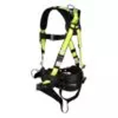 Safewaze PRO Construction Harness: 3D, QC Chest, TB Legs, Fixed Waist Pad - FS170-QC