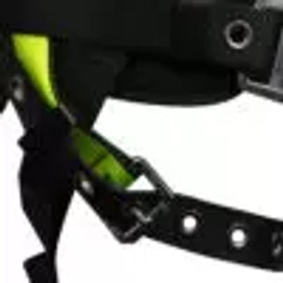 Safewaze PRO Construction Harness: 3D, QC Chest, TB Legs, Fixed Waist Pad - FS170-QC