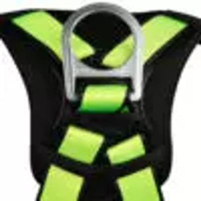 Safewaze PRO Construction Harness: 3D, QC Chest, TB Legs, Fixed Waist Pad - FS170-QC